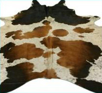 Hair On Hide Leather, Cowhide, Exotic Light 