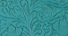 Nu-Flower Turquoise Floral Embossed Upholstery Fabric