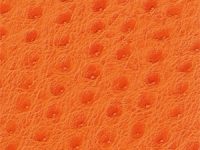 316-orange-Skintex Ostrich