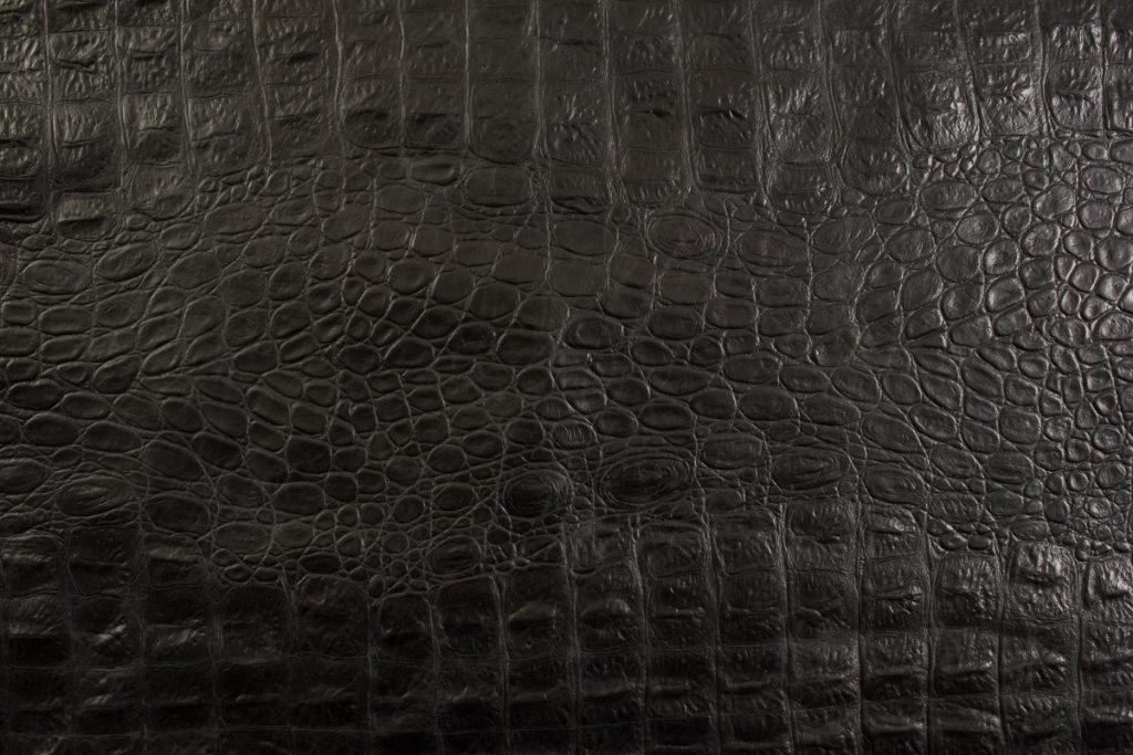 Rustic-Super-Gator-Leather-Black
